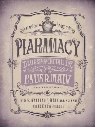 Vintage pharmacy sign french - vintage,