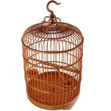 Bird Cage Pet Birdcage Traveling for Birds Round Parakeet Habitat