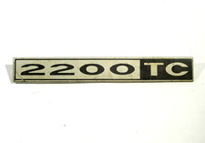 BOOT MODEL BADGE FOR ROVER P6 2200TC TC 74-77 ORIGINAL OEM