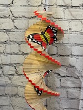 40cm Red Butterfly Pattern