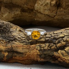 Citrine Topaz Gemstone 925