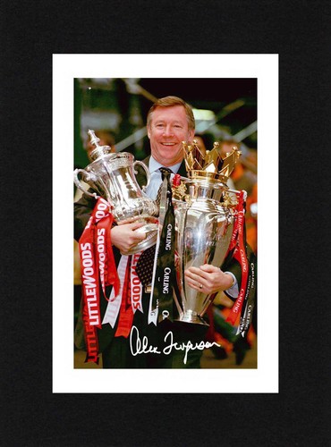 8x6 mount alex ferguson - ferguson, signed