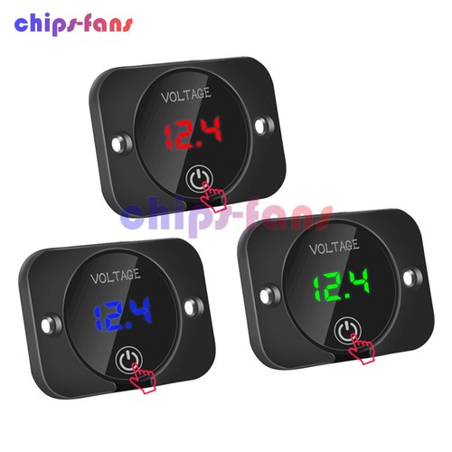 12v 24v led - digital, voltmeter