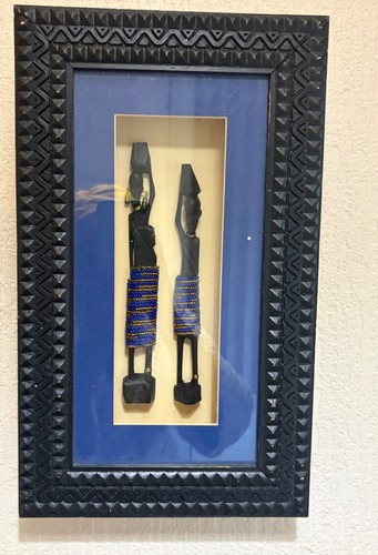 Vintage framed african maasai - framed,
