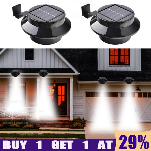 10pcs led solar powered - solar, gutter
