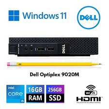 Dell Optiplex 9020 Mini Micro PC Core i5 16 GB RAM 256GB SSD Win 11 | WiFi  HDMI