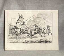 Antique 1801 james gillray - james,