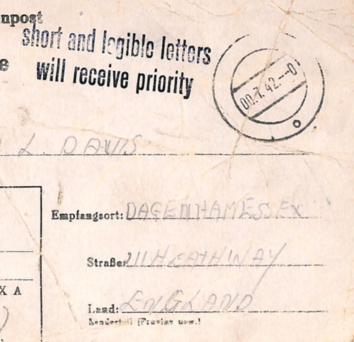 Germany ww2 pow mail - pow,