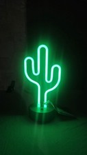Tabletop L.E.D. Cactus Lamp