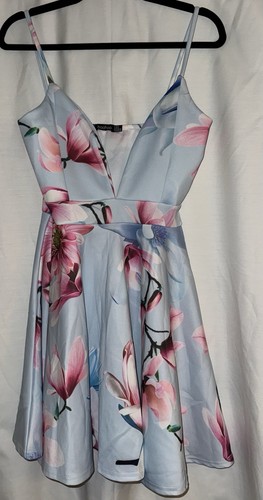 Boohoo women blue flower - boohoo,