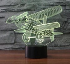 5V Desk Table Lamp Airplane 3D