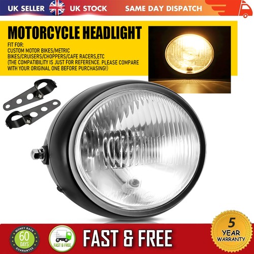 Inch motorcycle headlight - 6'',
