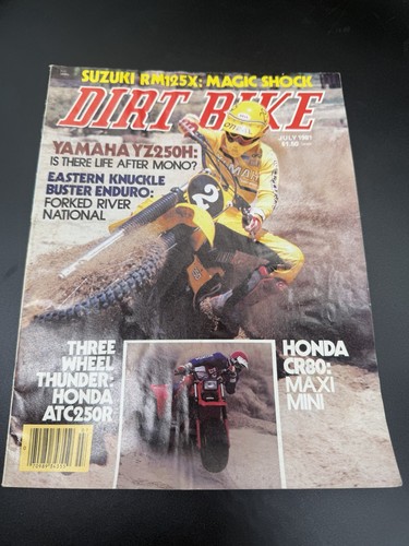 Dirt bike july 1981 yamaha - 1981,