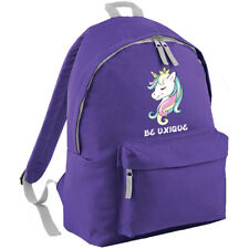 Unicorn Be Unique Girls Kids School Backpack Nursery Bag Children's Rucksack