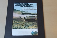 Original 1969 magazine advert: Dusty VAUXHALL VICTOR FD frame-ready wall-art 