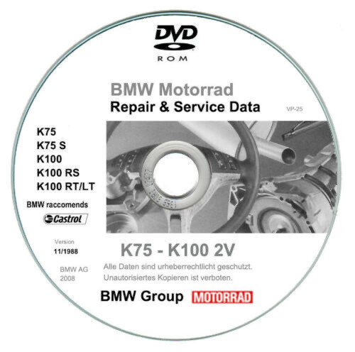 Bmw k75 k100 - k75-k100, (2