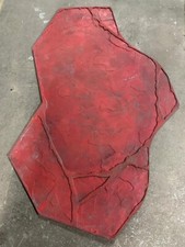 Irregular Red Stone Concrete Stamp Mat