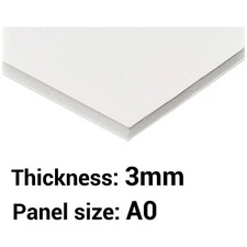 3mm white foamboard - white,