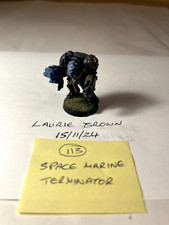 Lot 113 -Warhammer 40K Space Marine Figure - Space Marine Terminator