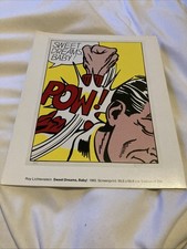 Pop Art Prints In America Waddington Graphics Screen Print