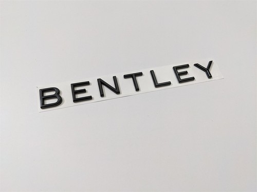 Gloss black rear script emblem - gloss,