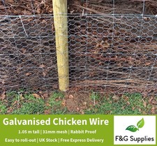 200m of 105cm tall galvanised