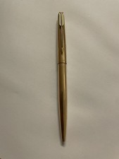 Vintage Parker Rolled Gold Ballpoint Pen With Original Box