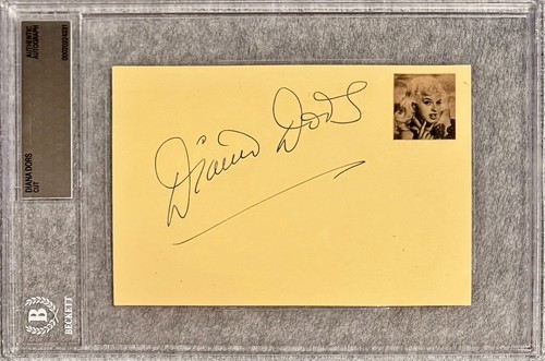 Diana dors autographed signed - autographed,