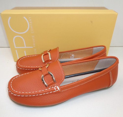 Ladies leather womens orange - ladies,