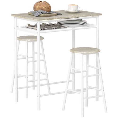 Homcom piece dining - 3-piece, with