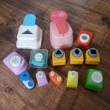 Craft Punches Cutters Paper Punch Various Shapes Sizes Job Lot / Bundle of 13