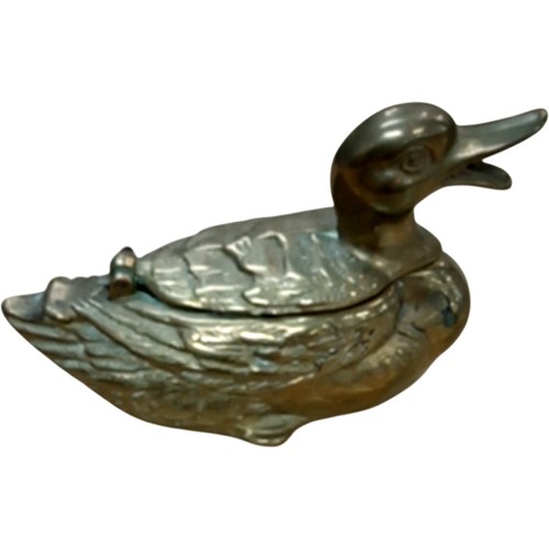 Vintage brass duck - vintage,