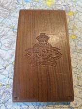 Ww2 RAF Wooden Cigarette Keep Sake Box