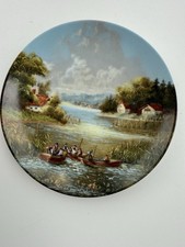 Bradford Exchange Auslaf der Fischer  Limited Edition Plate By Luckel