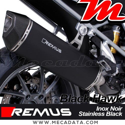 Silencer exhaust remus black - silencer,