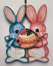 PINK and BLUE BUNNIES w PRETTY