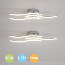 2x LED Ceiling Lights 18W