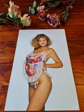 LU VARLEY 2 X ORIGINAL RARE 1980S POSTERS *SUN PAGE 3 CALENDAR GIRL* ☆BRAND NEW☆