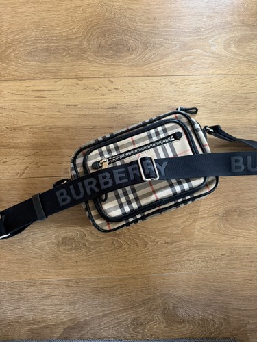 Burberry belt bag black - burberry, strap
