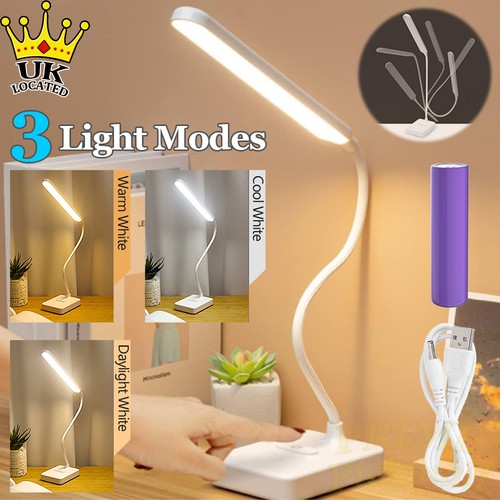 Led desk lamp - flexible, neck