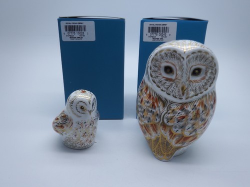 Royal crown derby winter - owl, &