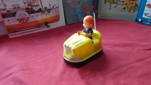 Vintage fairground dodgem car - vintage,