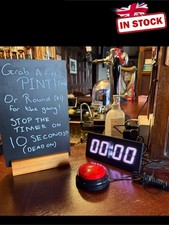 10 Seconds Countdown Challenge Game Timer, Pub Bar Stopwatch Contest- UK STOCK