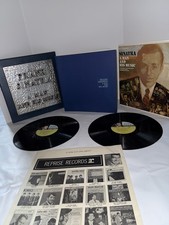 Frank Sinatra A MAN AND HIS MUSIC Embossed Silver Plate 2LP BoxSet RARE w/book￼