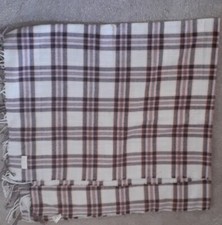 JACK WILLS Oversized Scarf Shawl Wrap Throw Picnic Blanket Pink Tartan Mix