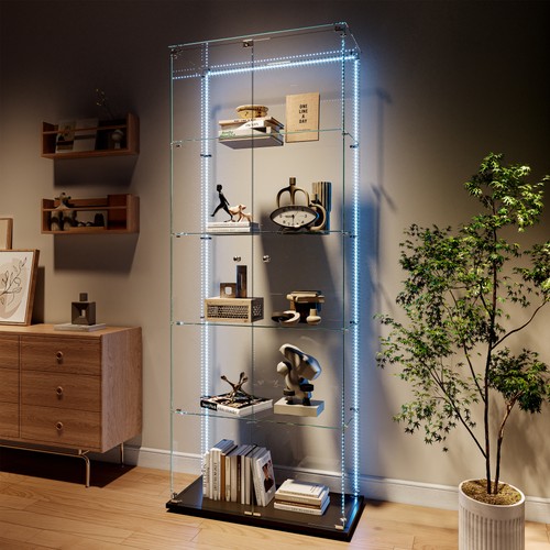Glass display cabinet with - cabinet,