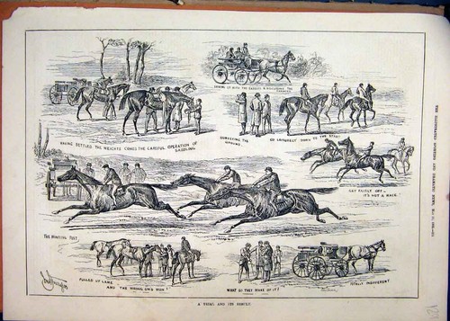 Original old antique print - antique,