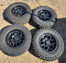 BF GOODRICH MUD TERRAIN KM3 285 70 17 TYRES BLACK MAMBA 5X114.3 WHEELS