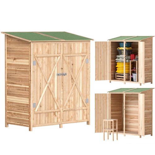 Outsunny garden storage shed - garden,