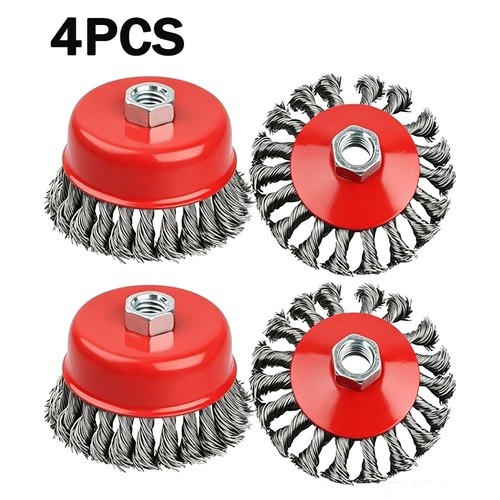 4pcs twist knot - semi, wire